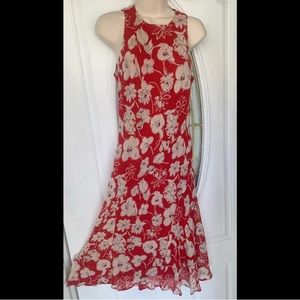 Jones NY Silk Midi Dress